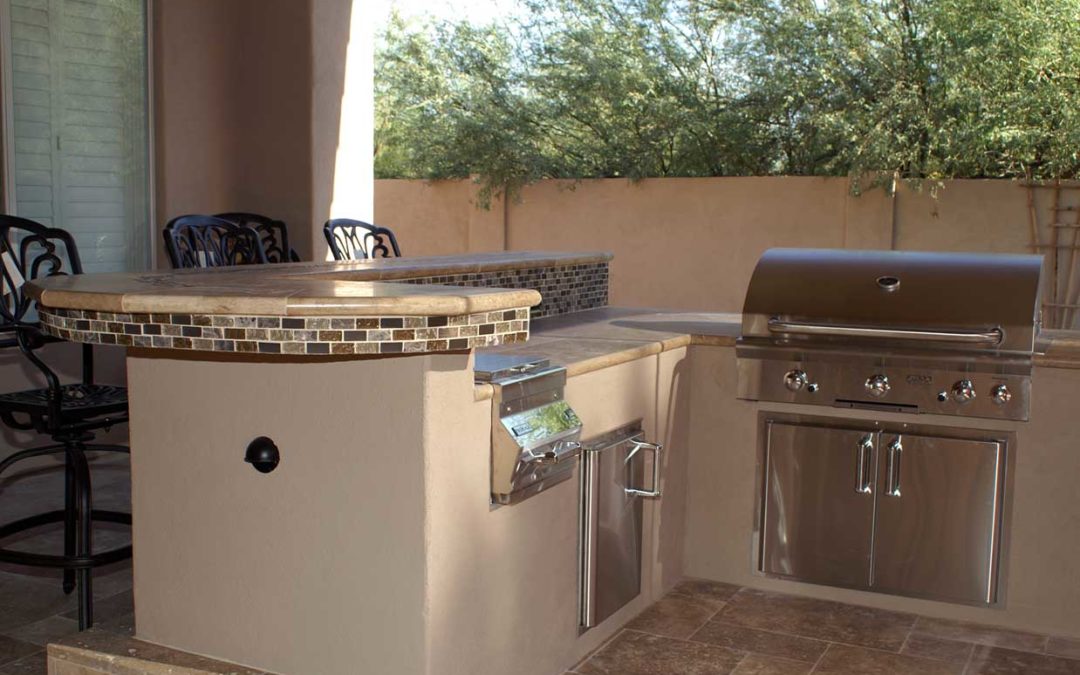 New Outdoor Kitchen